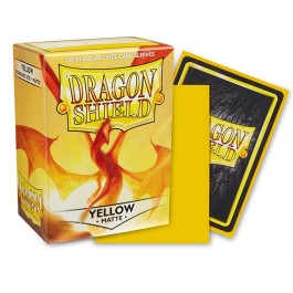 Dragon Shield Sleeves: Standard Matte - Yellow