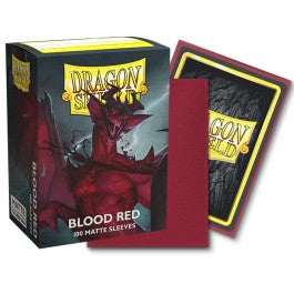 Dragon Shield Sleeves: Standard Matte - Blood Red