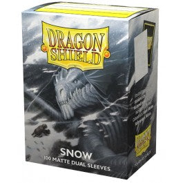 Dragon Shield Sleeves: Standard Matte Dual - Snow