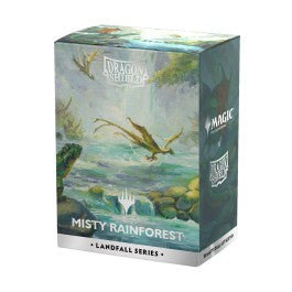 Dragon Shield - Magic the Gathering Landfall Series - Misty Rainforest 100CT