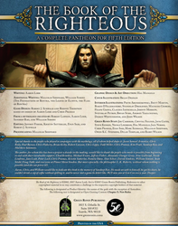 D&D 5th Edition: The Book of the Righteous