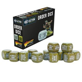 Bolt Action: Orders Dice pack : Multiple Colors