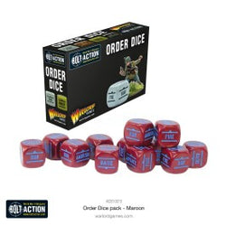 Bolt Action: Orders Dice pack : Multiple Colors