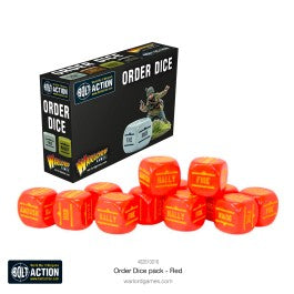 Bolt Action: Orders Dice pack : Multiple Colors