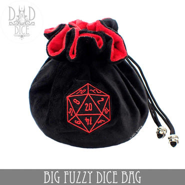 Big Fuzzy Dice Bag - Multiple Colors