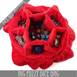 Big Fuzzy Dice Bag - Multiple Colors