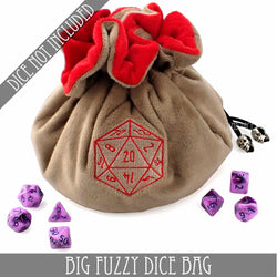 Big Fuzzy Dice Bag - 6 Colors