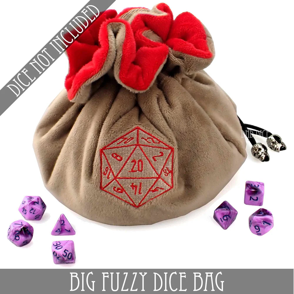 Big Fuzzy Dice Bag - Multiple Colors