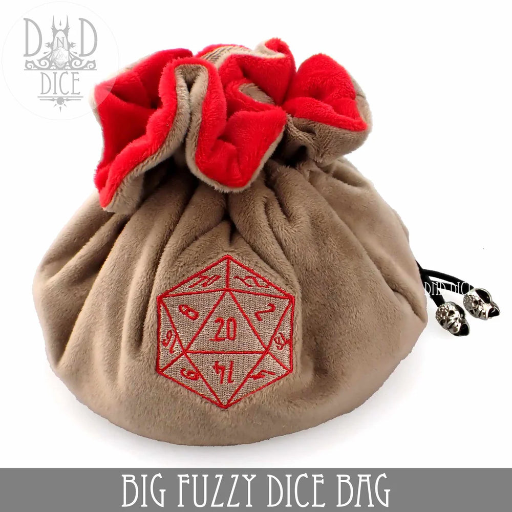 Big Fuzzy Dice Bag - Multiple Colors