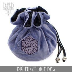 Big Fuzzy Dice Bag - Multiple Colors