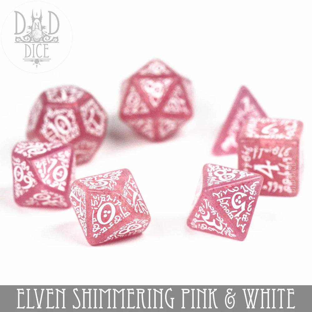 Elven Shimmering Pink & White