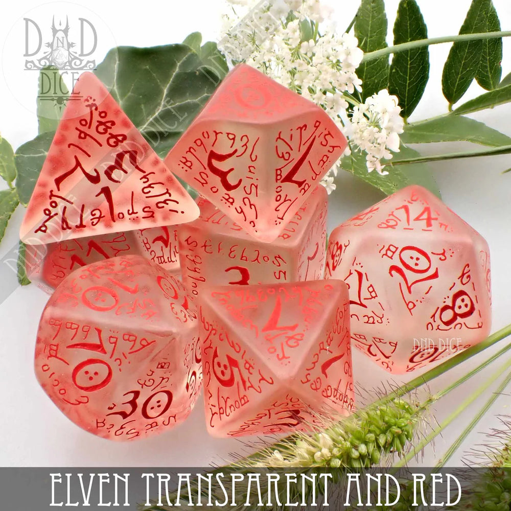 Elven Transparent & Red