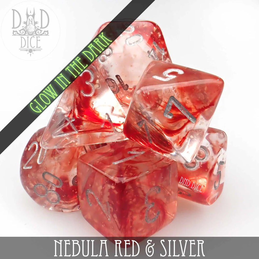 Nebula Red & Silver