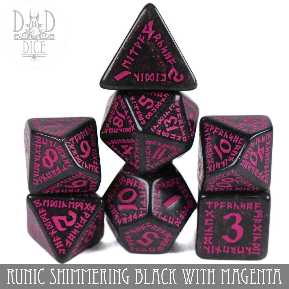 Runic Shimmering Black w/Magenta