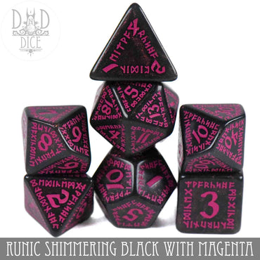 Runic Shimmering Black w/Magenta