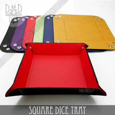 Square Dice Tray : Multiple Colors