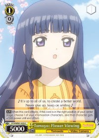 Tomoyo: Flower Viewing (CCS/WX01-023 C) [Cardcaptor Sakura: Clear Card]