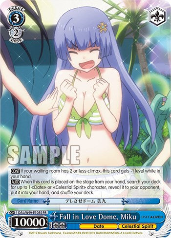 Fall in Love Dome, Miku (Foil) [Date A Live Vol.2]