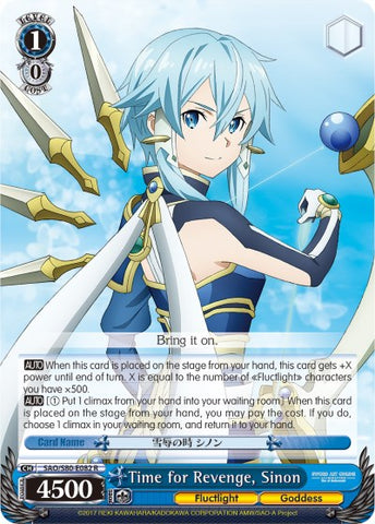 Time for Revenge, Sinon (SAO/S80-E082 R) [Sword Art Online -Alicization- Vol.2]