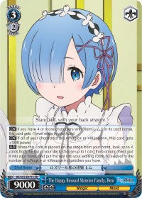 The Happy Roswaal Mansion Family, Rem (RZ/S55-E071S SR) [Re:ZERO Vol.2]