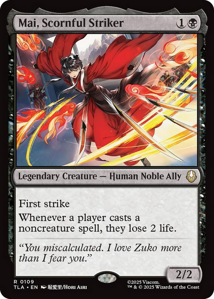 Mai, Scornful Striker [Avatar: The Last Airbender]