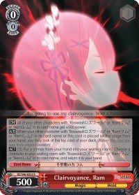 Clairvoyance, Ram (RZ/S46-E033 R) [Re:ZERO]