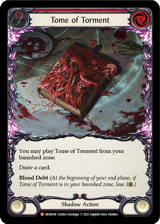 Tome of Torment [MON194-RF] (Monarch)  1st Edition Rainbow Foil