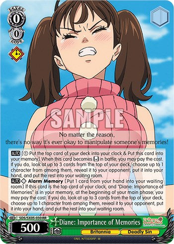 Diane: Importance of Memories (Foil) [The Seven Deadly Sins: Revival of The Commandments]