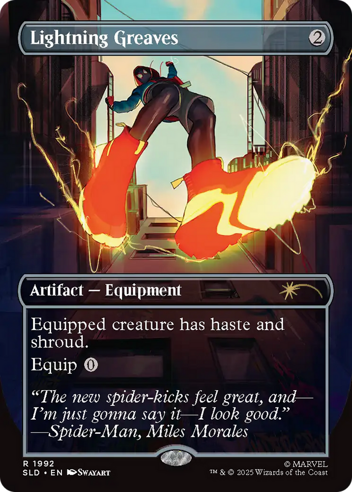 Lightning Greaves (1992) (Rainbow Foil) [Secret Lair Drop Series]