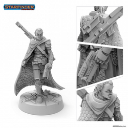 Starfinder: Half-Elf Operative Miniature