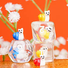 7 Colors of Snails Set of 7 Filled Polyhedral Dice with White Numbers for D20 based RPG's