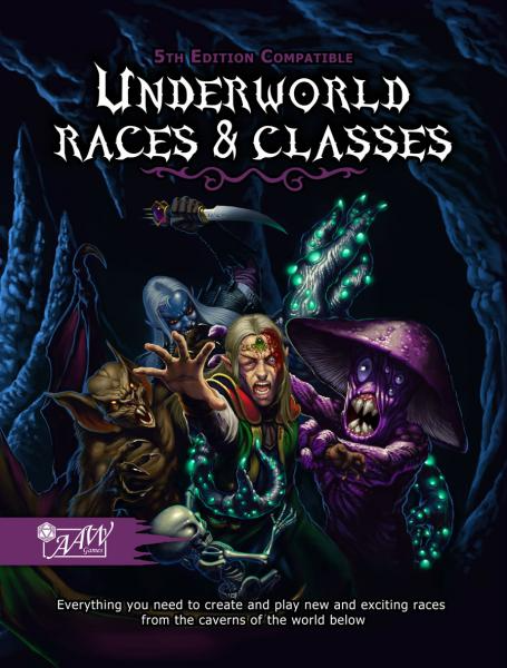 D&D 5th Edition: Underworld Races & Classes Hardcover Book