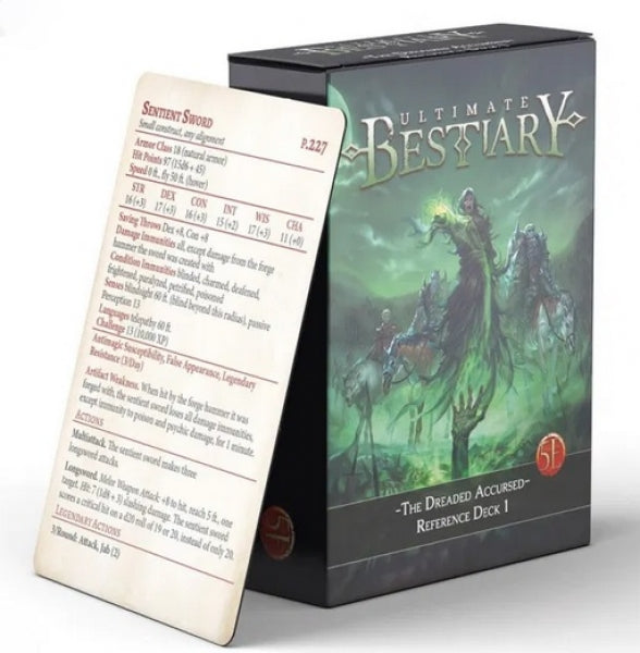 Ultimate Bestiary The Dreaded Accursed Reference Deck #1